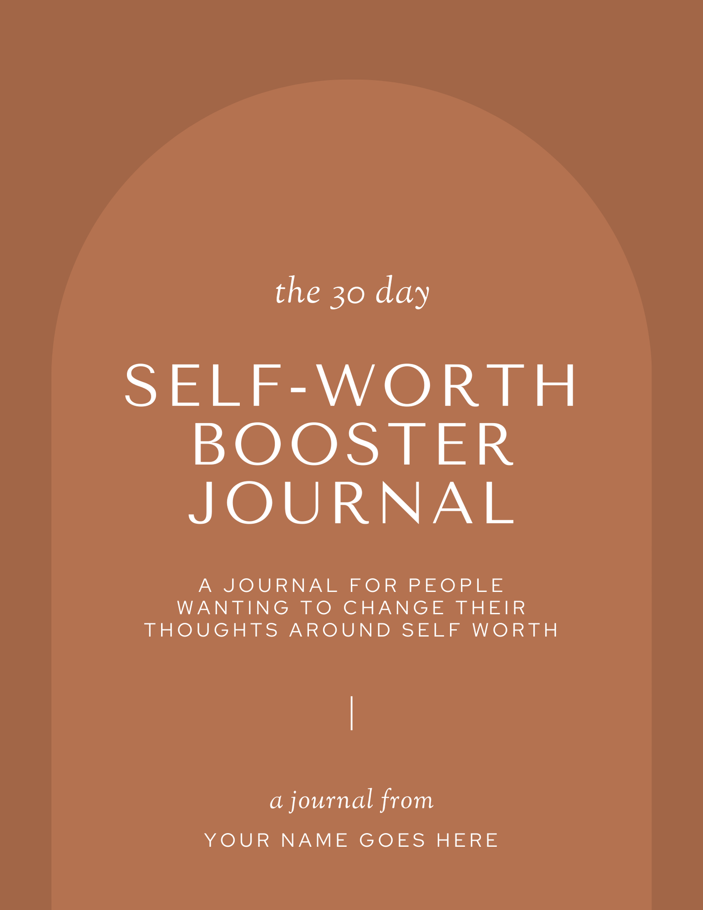 30-Day Self-Worth Booster Journal