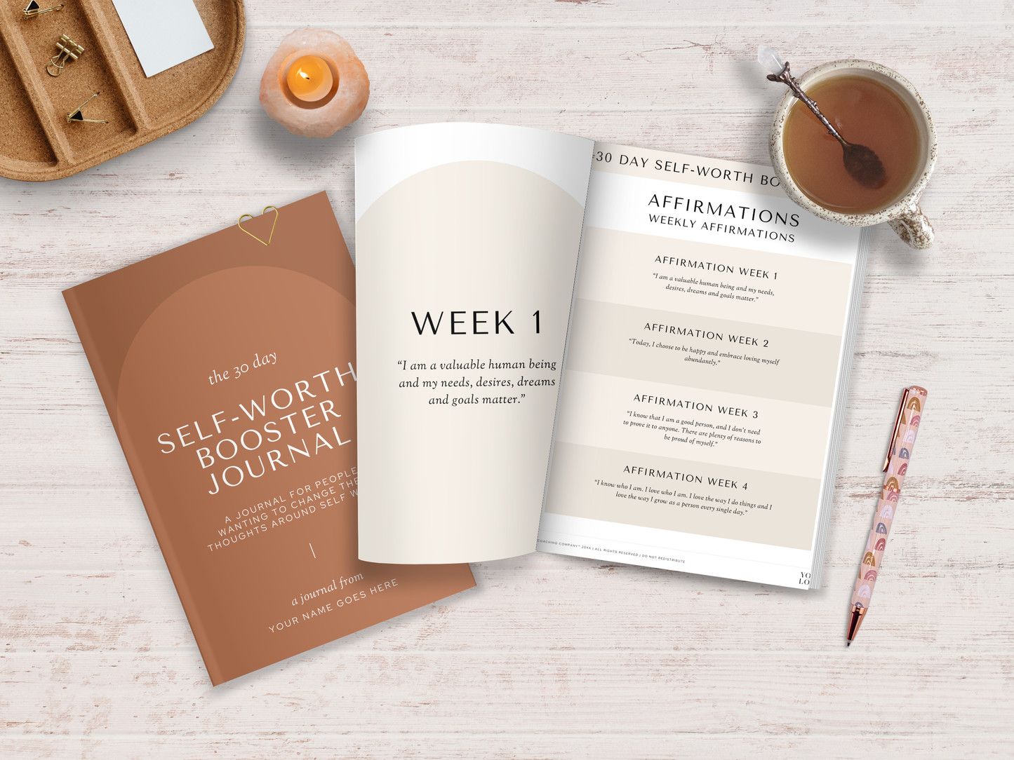 30-Day Self-Worth Booster Journal
