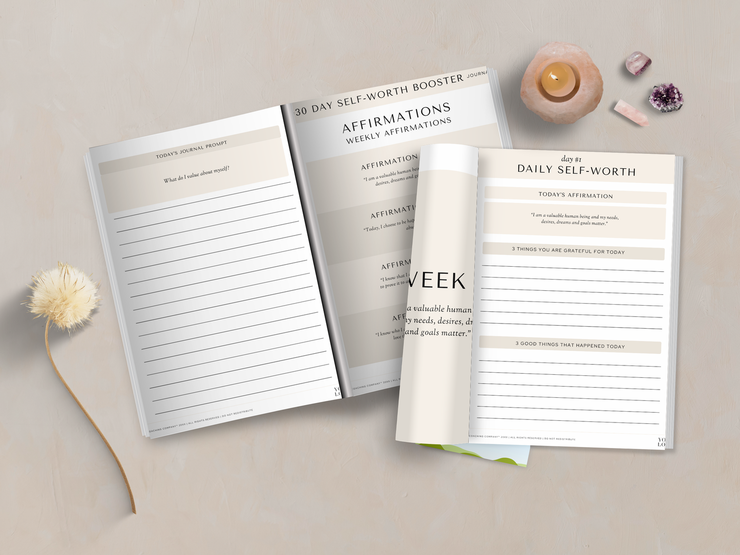 30-Day Self-Worth Booster Journal